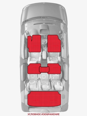ЭВА коврики «Queen Lux» комплект для Audi A6 Allroad quattro (C6)