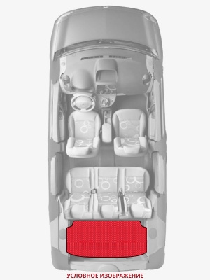 ЭВА коврики «Queen Lux» багажник для Dodge Dart (2G)